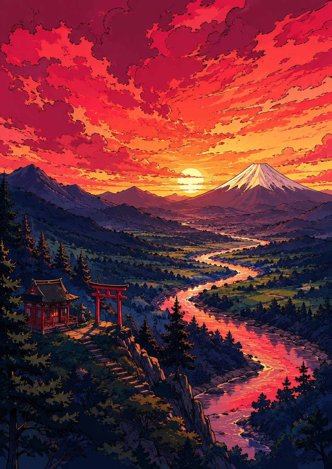 Illustration KAGE Rouge seule