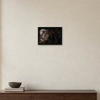 DUALITY — Affiche artistique — Cadre noir Prodigi A4 — Intérieur japonais, sans passe-partout