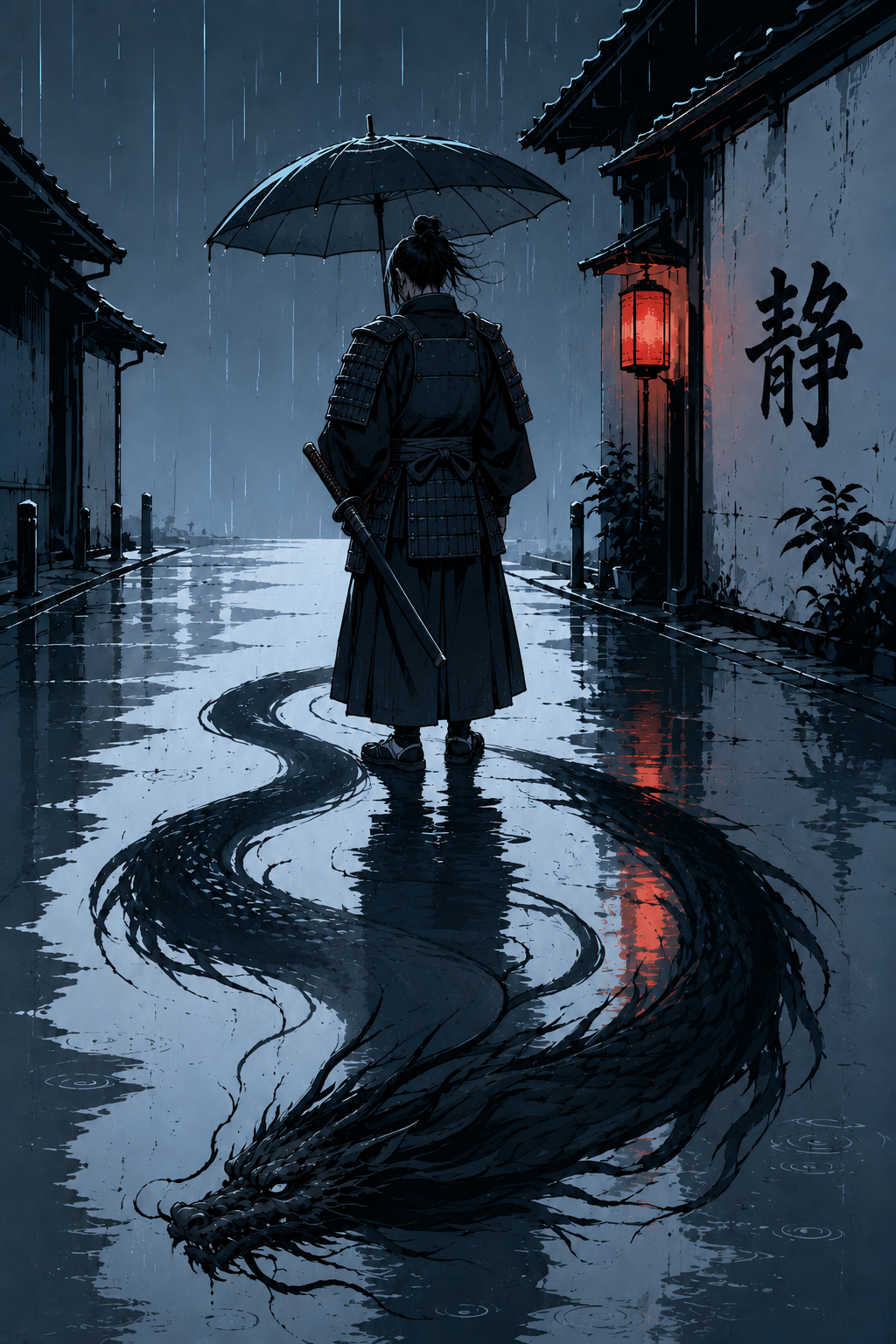 Le Calme — 静, samouraï et ombre Ryū